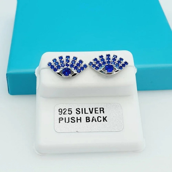 "925 Sterling Silver CZ Beautiful Earrings for Women, 1USPAR4199 - Picture 9 of 11